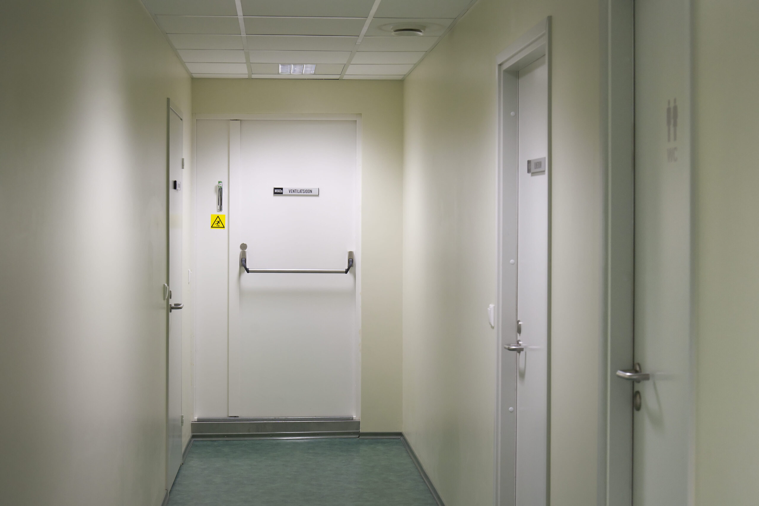 Fire-rated aluminium door providing safety and design harmony